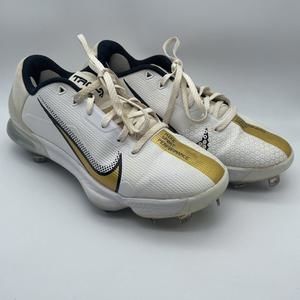 Nike Force Zoom Trout 7 White Aurora Green Baseball Cleats CQ7224-106 Mens 7